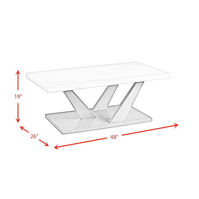 Greta 2PC Occasional Table Set-Coffee Table & End Table