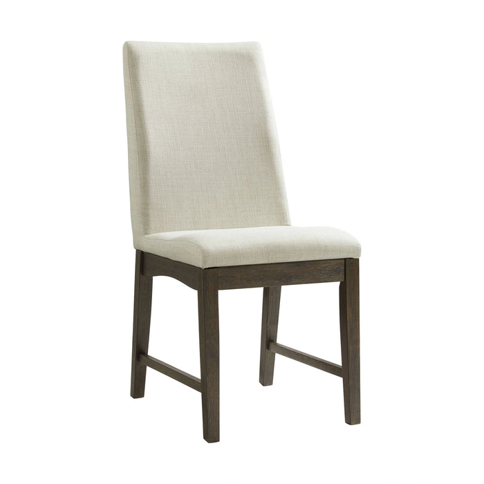 Dapper 5PC Rectangular Standard Height Dining Set in Walnut-Table & Four Chairs