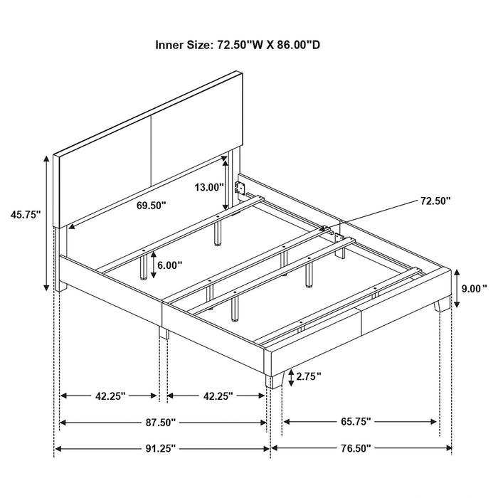 Dorian Panel Bed