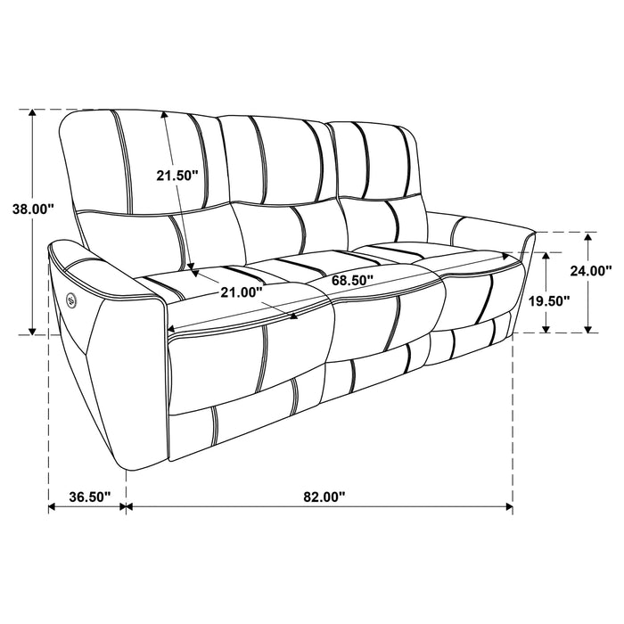 Greenfield Power Reclining Sofa Set