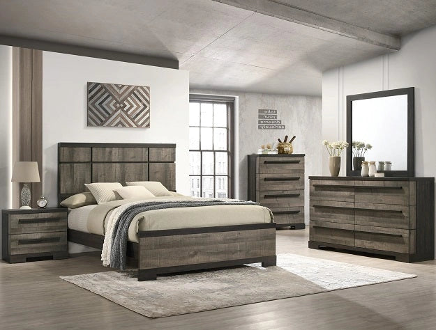 Crown Mark Furniture Remington Dresser Mirror in Brown image