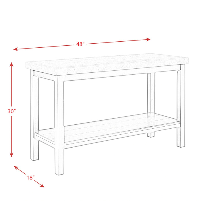 Kansas 3PC Occasional Table Set-Coffee Table, One End Table & One Sofa Table