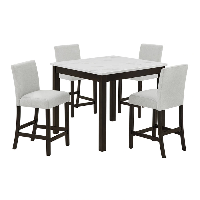 Lennon 5-Pc Counter Height Dining Set