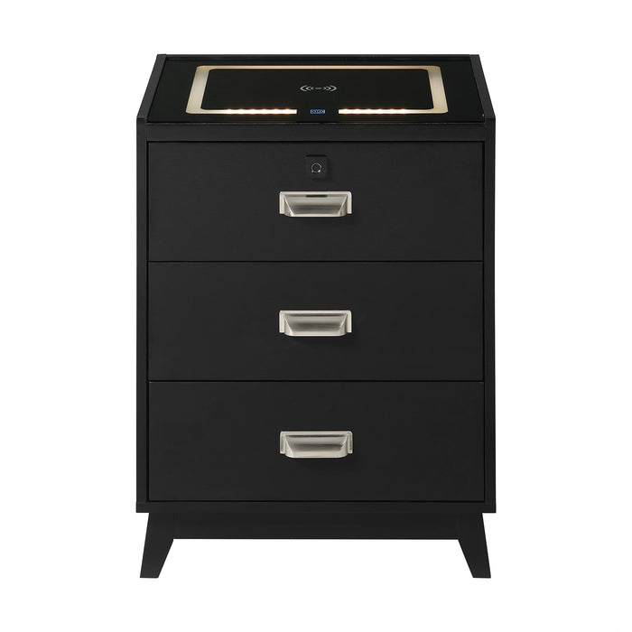 Rio Nightstand with Electronic Features