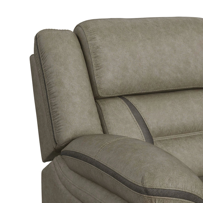 Engage 2PC Living Room Set in Corral Grey-Sofa & Loveseat