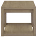 Pavone Open-Shelf Coffee and End Table Set - Latte 2-Piece Set