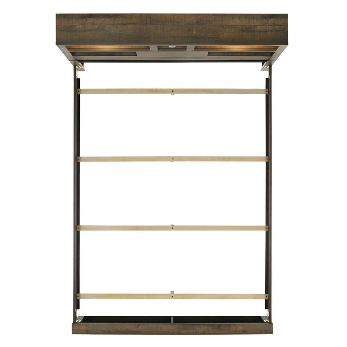 Bailey King Bookcase Panel Bed with Bluetooth
