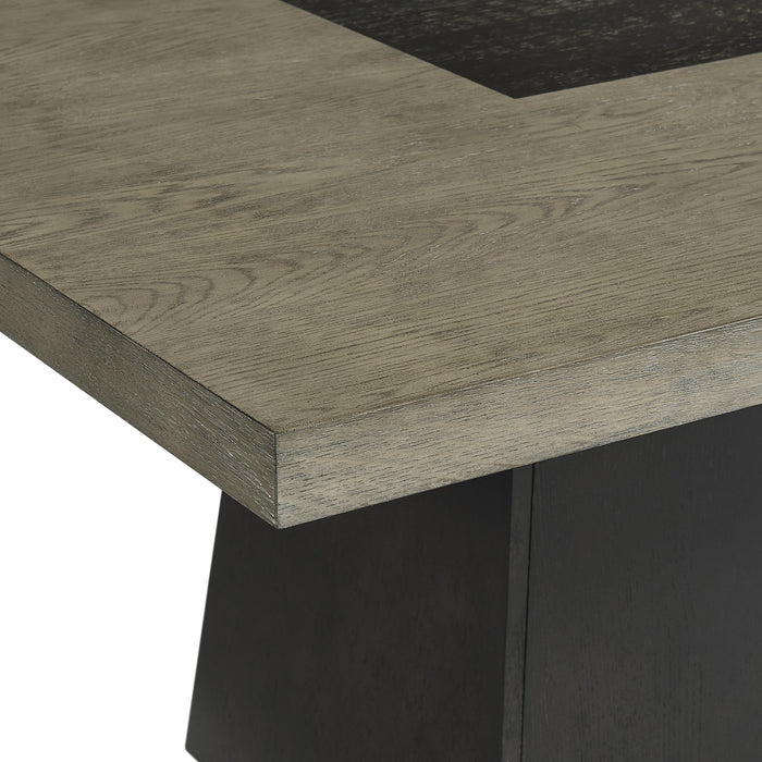 Jemma Standard Height Dining Set in Grey-Square Table and Four Chairs