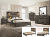 Crown Mark Furniture Carter Queen Platform Bed in Brown image