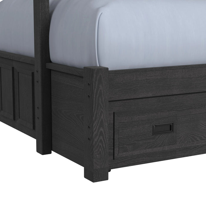 Hampton Kids Over Bunk with Staircase and Trundle Bedroom Set