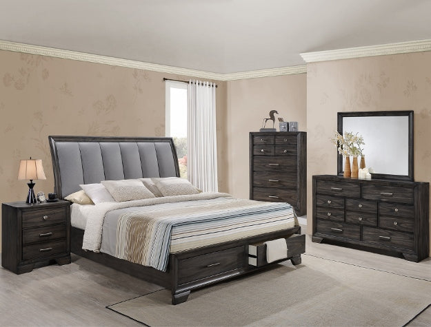 Crown Mark Jaymes Nightsatnd in Dark Brown B6580-2 image