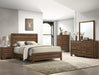 Crown Mark Millie Full Panel Bed in Brown Cherry image