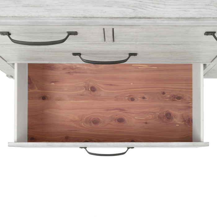 Scott Dresser & Mirror Set White Finish