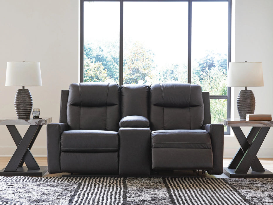 Mackmenville Reclining Loveseat with Console