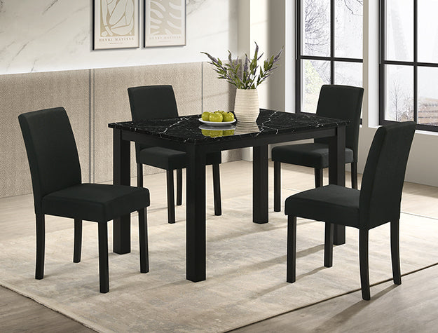 Resia Dining Table-Black
