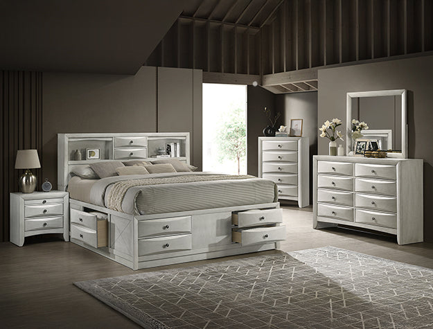 Emily Night Stand White