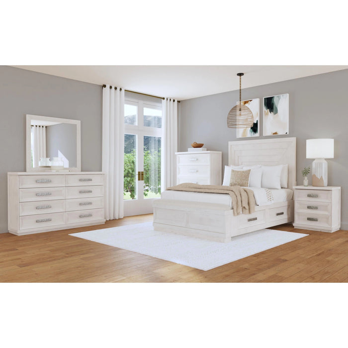 Avalanche 8-Drawer Dresser in Antique White