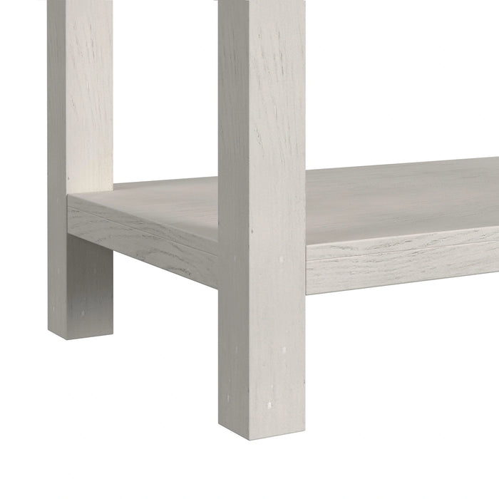 Avalanche Sofa Table in Antique White