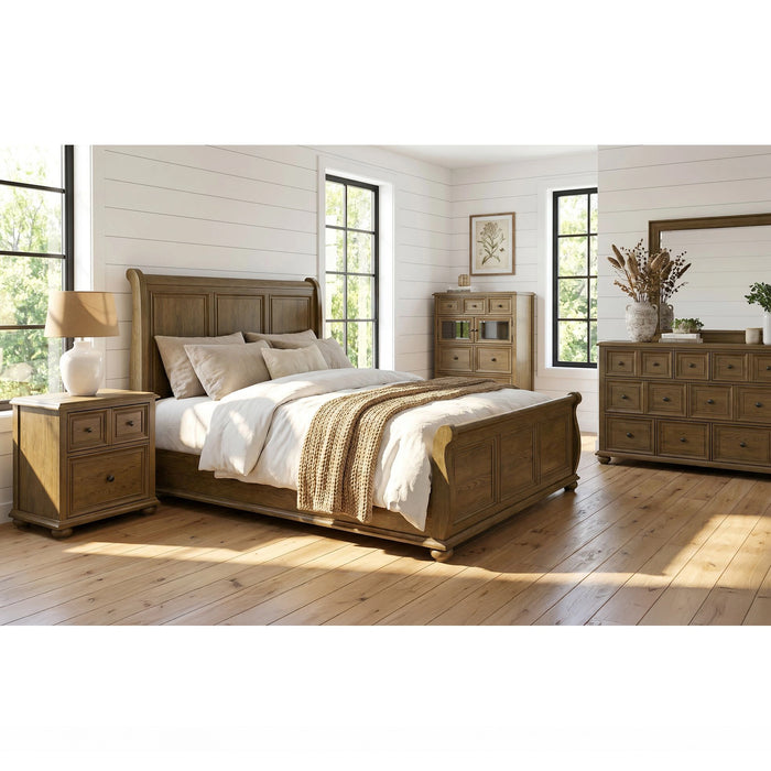 Heritage & Home Door Chest in Oak Brown