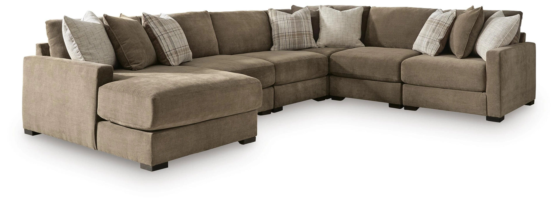 Camellia-Court Sectional with Chaise