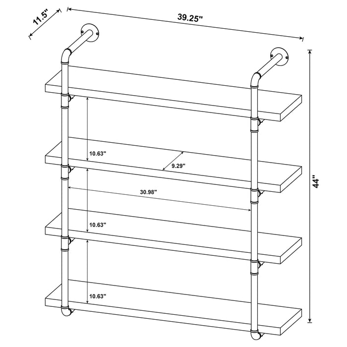 Elmcrest 39-Inch Wall Shelf