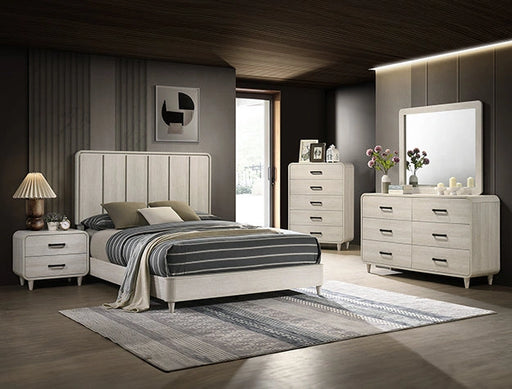 Nyomi King Bed White image